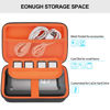 Picture of Lacdo Hard Drive Carrying Case for SanDisk Professional G-Drive ArmorATD - Rugged Portable External Hard Drive HDD USB-C USB 3.2 Gen 1 1TB 2TB 4TB 5TB 6TB Shockproof Protective Travel Bag, Orange