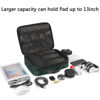 Picture of MATEIN Tech Organizer Travel Case, Large Water Resistant Cable Organizer for Electronic Accessories, Sturdy Carrying Tech Bag With Handle for Cord, Power Bank, Tablet (Up to 12.9inch), Peacock Blue