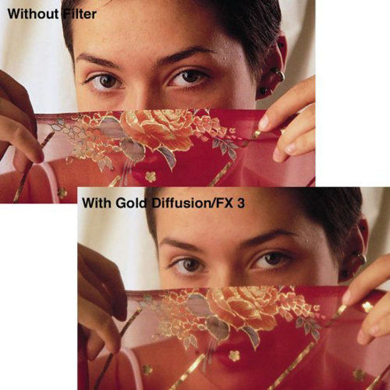 Picture of Tiffen 62GDFX5 62mm Gold Diffusion 5 Filter