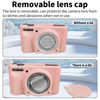 Picture of SX740 Camera Case, SX740 Camera Cover Silicone Sleeve Protective Case, Anti-Scratch Soft Camera Body Skin for Canon PowerShot SX740/SX730 HS Digital Camera,Pink Rose