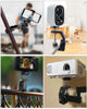 Picture of JEBUTU C Clamp Desk Camera Mount with Ball Head, Universal C-Clamp with 1/4 Screw, Camera Clamp Mount with 360°Rotation Tripod Head for DSLR Camera LED Video Metal Working Woodworking Desktop Pole