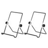 Picture of Artliving (2 Pack Adjustable Iron Display Stand Easel Foldable Tablet Stand Holder,Displays Picture Frames, Photo,Cookbooks, iPad, Art Collection,Black