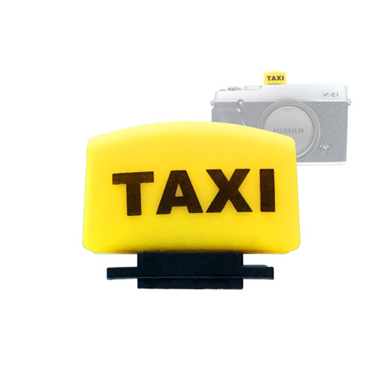 Picture of Hot Shoe Cover Mini Unique Dustproof Camera Hot Shoe Boot Cap Protector for Canon Sony Fuji Nikon Leical DSLR/SLR Camera (Taxi)