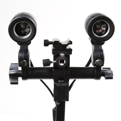 Picture of Studio Light Stand Umbrella Holder w/Double E27 Lamp Socket & Hot Shoe Mount
