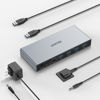 Picture of Unitek USB 3.0 HDMI KVM Switch 1 Monitor 2 Computers 4K@60Hz KVM Switches 4 USB Ports for 2 Computers Sharing Monitor Keyboard Mouse Hard Drives 5Gbps 2 USB Cable DC5V Adapter and Desktop Controller
