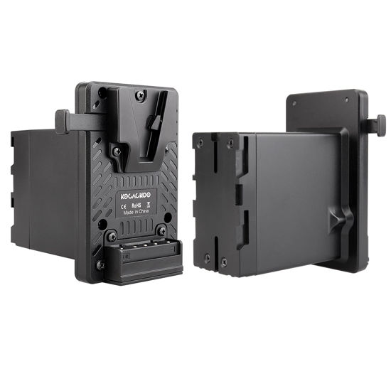 Picture of kocackoo Fully decoded V-Mount Battery to BP-U Series Battery Conversion Adapter Plate for Sony ILME-FX6/FX6VK，PXW-Z190/FS5/Z280/Z190 Camcorders, etc.