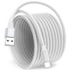 Picture of Huukein White USB C Cable 15ft, Extra Long USB A to USB C Cable Fast Charging, USBC Charger Cord Compatible with iPhone 15 Pro Max Plus, for Samsung Galaxy S21 Note 10, Pixel