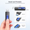 Picture of JUANWE Flash Drive 64GB USB 3.0 Flash Drive Retractable Slide Memory Stick 64GB Memory Stick for Computers Zip Drive USB Jump Drive Pen Drive Blue