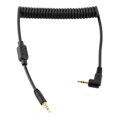Picture of 2.5mm to P1 Camera Shutter Release Cable Remote Control Cord Speedlight Flash Trigger Connect Spring Coiled Wire Cord for Panasonic Lumix GX8 GX7 FZ2500 FZ2000 FZ1000 II FZ300 FZ100