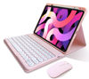 Picture of kaitesi Keyboard Case for iPad Pro 13 inch M4 Keyboard Case with Mouse Cute Round Keys Detachable Bluetooth Keyboard Slim Smart Cover Supports Pencil Charging,Pink