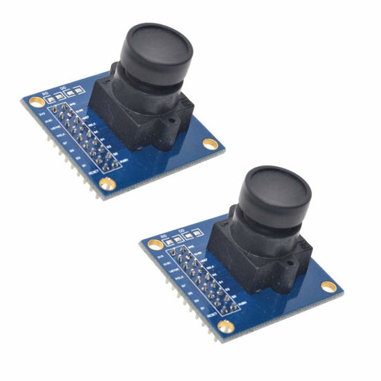 Picture of HiLetgo 2pcs OV7670 640x480 0.3Mega 300KP VGA CMOS Camera Module I2C for Arduino ARM FPGA