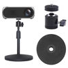 Picture of Coret Desktop Mini Projector Stand, for Projector CCTV DVR, Angle Adjustable Mini Projector Stand 3/8in Mounting Screw with 1/4 Screw 360° Rotatable Adapter Ball Head