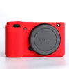 Picture of Pocoukate, Red Camera Case for Sony ZV-E10/ZV-E10L, Vlog Style Digital Camera Protection, Soft Silicone Slim Fit Cover with Screen Protector