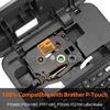 Picture of Label KINGDOM Label Tape 1 Inch Replacement for Orange 24mm 0.94 Label Tape TZe-B51 TZB51 Laminated Tape for Brother Ptouch PT-P700 PT-P750W Label Maker, Black on Fluorescent Orange, 3-Pack