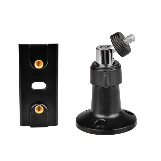 Picture of Prestantious Mount Bracket Compatible with Ring Spotlight Cam Plus/Pro, Adjustable Mounting Bracket Ceiling Bracket for Camera Better View Angle, 1-Pack, Black