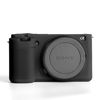 Picture of Pocoukate Camera Case for Sony ZV-E10 / ZV-E10L, Vlog Style Alpha ZV-E10 ZV-E10L Digital Camera Anti-Scratch Slim Fit Soft DSLR Camera Sleeve with Screen Protector (Black)