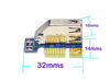 Picture of Sintech PCI-E Express X1 to PCI Riser Extension Card with USB3.0 60cm Cable