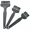 Picture of CZQC ESD Brush 3PCS Black PP Plastic Handle PA Cleaning Brushes for PC Laptop Keyboard Camera Lense Anti Static Multi-Purpose Brush