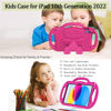 Picture of LTROP Kids iPad 10.9 Case with Shoulder Strap, Shockproof, Durable, Protective, Vibrant Hot Pink, Perfect for 2022 iPad 10th Generation