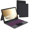 Picture of Keyboard Case for Samsung Galaxy Tab A9+ A9 Plus 11": 7 Colors Backlit Trackpad Keyboard for 11inch Samsung Tab A9+ Plus 5G | Smart Touch Wireless Keyboard Folio Book Cover with Pen Holder & Kickstand