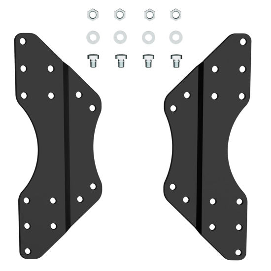 Picture of Pholiten VESA Conversion Plate VESA Adjustable Adapter for Monitor Arm TV Wall Mount VESA Extension Panel Convertible Dimensions 100x150/150x100/100x200/200x100/150x150/150x200/200x150/200x150/200x200