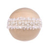 Picture of EDERA Newborn Photography Props Baby Photo Posing Pearl Headbands Girls Photoshoot Tieback (C Ivory)