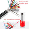 Picture of Willwewon 10Ft 3m 26AWG DB15 Male RS232 15 Pin Serial Extension Cable, RS232 D-SUB DB15 Serial to 15 Bare Wire Breakout Board Connector