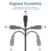 Picture of VWEICYY 2 PCS 1 to 2 Way DC Power Splitter, DC Splitter, 2.1 * 5.5MM Power Splitter for CCTV Security Camera LED Strips
