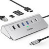 Picture of USB C Hub, INTPW 10-in-1 USB C Docking Station, Aluminum USB to Ethernet Adapter with 4K HDMI, PD 100W, 1Gbps Ethernet, USB-C and 2 USB A 3.0 5Gbps, 2 USB 2.0, SD/TF Slot for MacBook Air/Pro, iPad