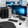 Picture of KVM Switch 4K@60Hz, HDMI USB Switch for 2 Computer Share UHD Monitor and Keyboard Mouse Printer, Support YUV RGB 4:4:4, with 2 USB Cables & Wired Controller