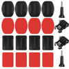 Picture of Fulushouxi 18 Set Helmet Adhesive Sticky Mount, Compatible with GoPro Hero 10/9/8/7, Fusion, 6/5/4, Session, Action Camera