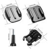 Picture of Fulushouxi 18 Set Helmet Adhesive Sticky Mount, Compatible with GoPro Hero 10/9/8/7, Fusion, 6/5/4, Session, Action Camera