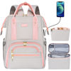 Picture of Kaome Lunch Backpack 15.6 Inch Laptop Backpack for Women with USB Port Nurse Gift Teacher Work Backpack Cooler Insulated Lunch Bag Waterproof Daypacks for Work Picnic Travel Anti-theft