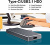 Picture of External Hard Drive USB3.1 Type C Hard Drive - Portable 1TB 2TB Hard Drive External Strong Storage HDD for PC, Mac, Desktop, Laptop, Xbox one (2TB-Black)