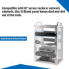 Picture of GeeekPi DeskPi RackMate Accessories Blank Panel 10 inch 1U Rack Mount for 10 Inch Server Rack/Network Cabinet/DeskPi RackMate T1/T0/T2