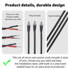 Picture of Hodeoo 16.5" Radar Detector Hardwire Power Cord Mirror Wire Plug Tap Set (3-Piece Set) - Compatible with Uniden Valentine One Escort & Beltronics Radar Detectors,Inline Fuse Mount (RJ11)