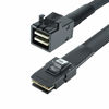 Picture of H!Fiber.com 12G Internal Mini SAS HD SFF-8643 to SFF-8087 Cable, 0.3m Internal Mini SAS to Mini SAS Cable, 36 Pin, with Sideband, 100 Ohm, Flexible, Support RAID, PCIE Controller, 0.3-Meter(0.98ft)