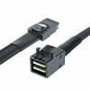 Picture of H!Fiber.com 12G Internal Mini SAS HD SFF-8643 to SFF-8087 Cable, 0.3m Internal Mini SAS to Mini SAS Cable, 36 Pin, with Sideband, 100 Ohm, Flexible, Support RAID, PCIE Controller, 0.3-Meter(0.98ft)