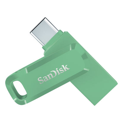 Picture of SanDisk 128GB Ultra Dual Drive Go USB Type-C Flash Drive - Up to 400MB/s, Absinthe Green - SDDDC3-128G-G46AG