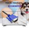 Picture of VGA Cable 5-Pack, 3 Feet VGA to VGA Monitor Cable 1080P Full HD 15pin Male to Male Video Cord for Computer PC Monitor Laptops TV Projectors and More