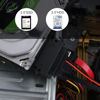 Picture of XMSJSIY Slimline Sata 22 Pin Male to 13 Pin Sata Female Cable Adapter,Slimline Serial ATA 7+15 Pin to 7+6 SATA Pin Extension Connector for Desktop Laptop CD-ROM Hard Disk Drive - 2PCS 30cm…
