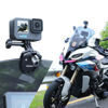 Picture of SEASKY M1 Motorcycle Motorbike Windscreen Clamp Mount Accessories for Gopro Hero 12 11 10 9 8 7 DJI Action 4 3 2 Compatible with insta360 X4 X3 X2 X RS Sports Action Camera Aluminum Alloy