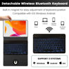 Picture of SOPPY Keyboard Case for iPad 9th/8th/7th Generation, 7 Color Backlit Keyboard Case for 10.2in iPad (2021/2020/2019)&10.5in (iPad Air 3 2019, iPad Pro 10.5 2017), Wireless Keyboard Case&Pen Holder, BK