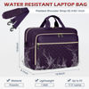 Picture of NEWHEY Laptop Bag 17.3 Inch Laptop Briefcase for Women Men Waterproof Shoulder Messenger Bag Large Computer Bag for Business Office Work College, Purple
