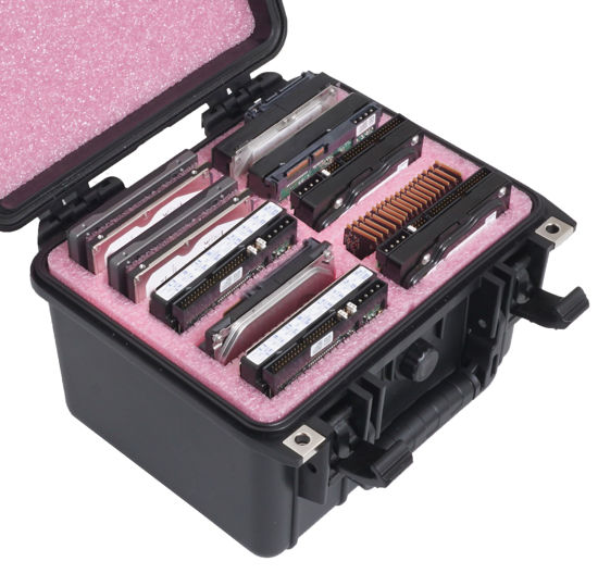 Picture of Case Club Anti-Static, Data-Safe Medium HDD & SSD Internal Drive Storage Case. Hard-Shell, Waterproof, Airtight, Padlockable Cases Protects & Prevents Data Corruption