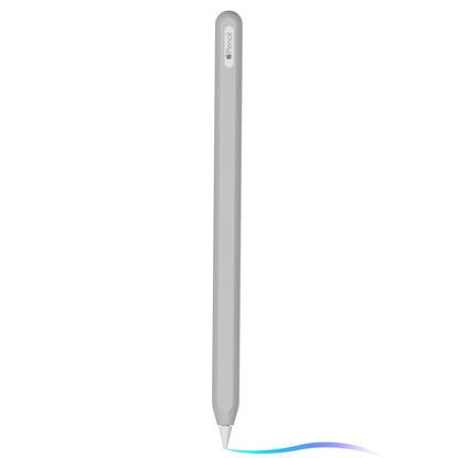 Picture of Ultra Thin Silicone Skin Cover Compatible with Apple Pencil 2nd Gen, Protective Silicone Case for iPad Pro 11 12.9 inch 2018 Pencil Case Shockproof Soft Silicone Sleeve (Grey)