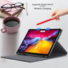Picture of Ultra Thin Silicone Skin Cover Compatible with Apple Pencil 2nd Gen, Protective Silicone Case for iPad Pro 11 12.9 inch 2018 Pencil Case Shockproof Soft Silicone Sleeve (Grey)