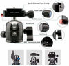 Picture of SIRUI AM-223 Carbon Fiber Camera Tripod Mini Travel Compact Tripod with 360° B-00K Ball Head, Arca Swiss Quick Release Plate, Loads up 15KG, Max Height 16", Folded Height 12.1",Black