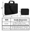 Picture of Hseok Slim Laptop Shoulder Bag 13-14 inch HandBag with Small Case Compatible with MacBook Pro 14" M3 M2 M1 2024-2021, All Model 13.3" MacBook Air/Pro, XPS 13/14 Most 13"-14" Notebooks,Black