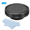 Picture of PATIKIL 40.5mm Lens Hood, Wide Angle Matte Surface Anti-Reflective Inside Hood with Cap and Cleaning Cloth for Camera Lens, Black for Nikon, for Fujifilm, for Pentax, for Leica